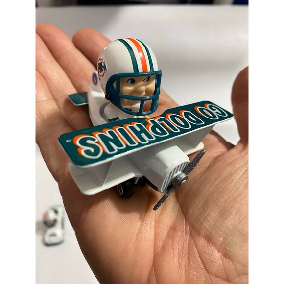 Vintage Miami Dolphins Lot- Dan Marino, toy Cars, 10 3M Stickers 90's 80's - Picture 4 of 16